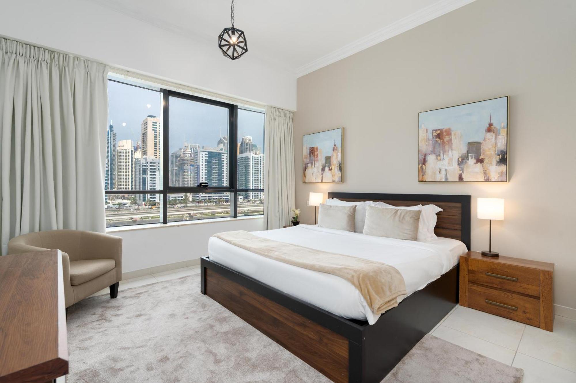 Modern 1Br Apartment In Jlt Next To Metro With City Views Dubai Esterno foto