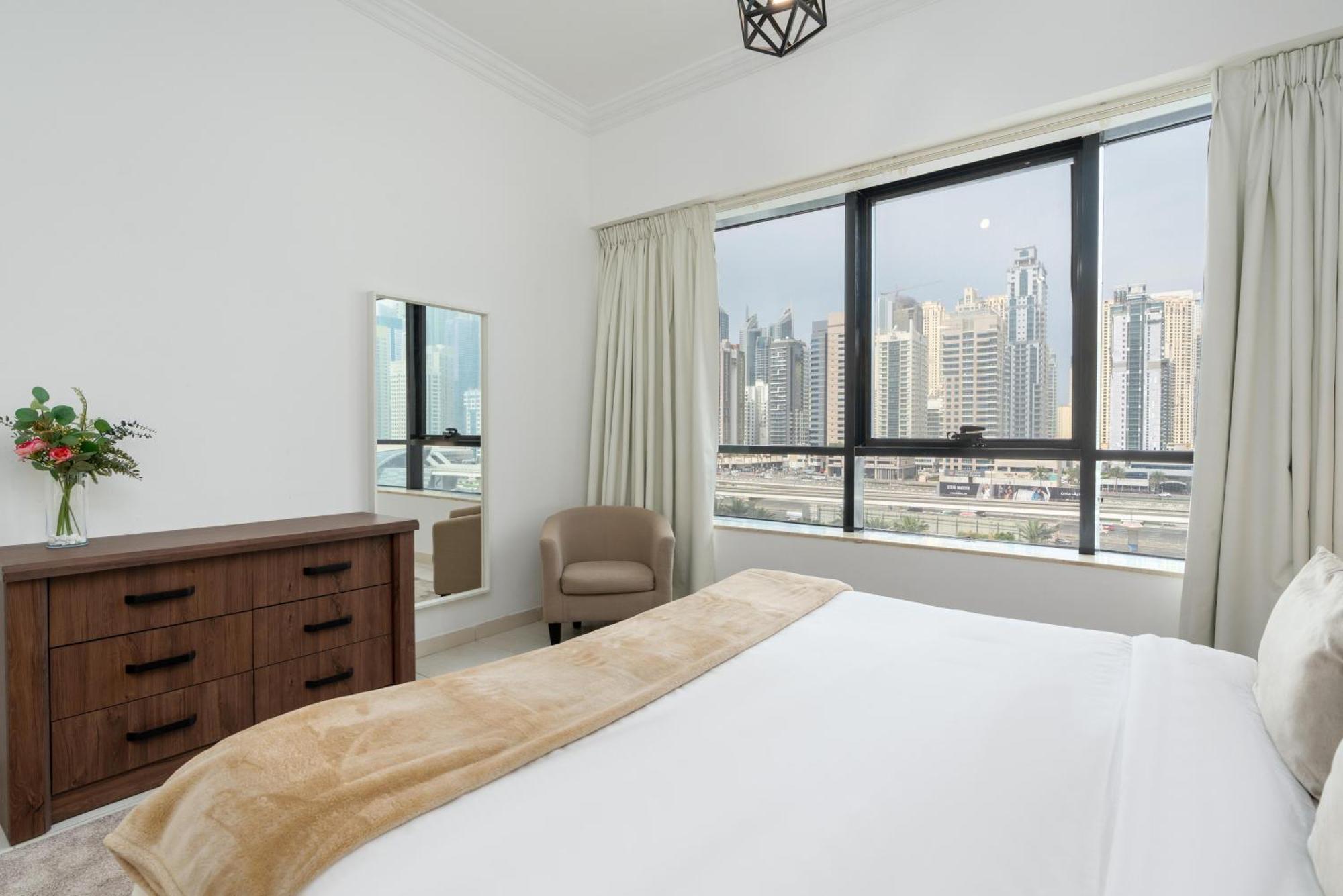 Modern 1Br Apartment In Jlt Next To Metro With City Views Dubai Esterno foto