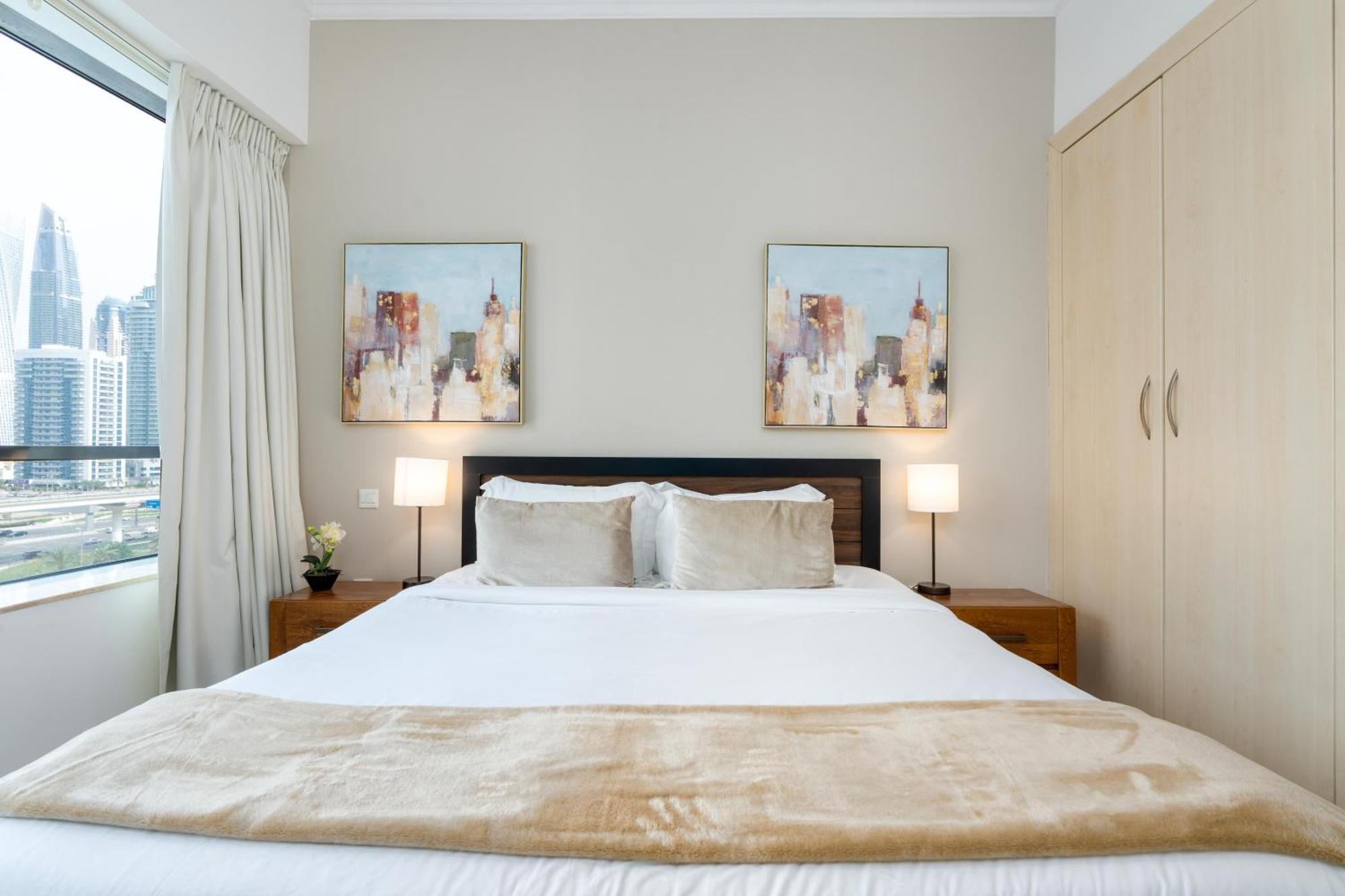 Modern 1Br Apartment In Jlt Next To Metro With City Views Dubai Esterno foto
